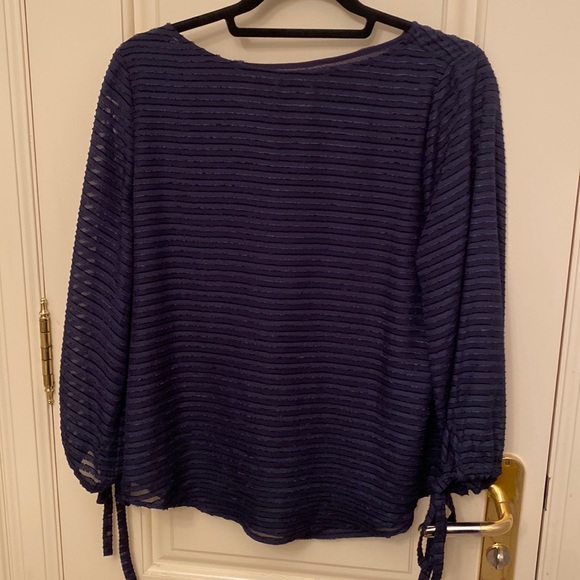 Navy Banana Republic Blouse - Picture 1 of 9
